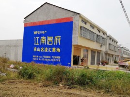 莆田农村墙体广告在不同形式上面展现的不同特色